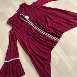 Goldspark Boho Cold Shoulder Top